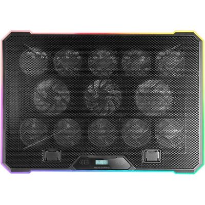 Mars Gaming MNBC13 Laptop Koelpad - RGB, Stilvolle Ventilatoren, Verstelbaar Mars Gaming MNBC13 Laptop Koelpad - RGB, Stilvolle Ventilatoren, Verstelbaar