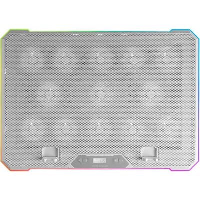 Mars Gaming MNBC13W Laptop Koelmat - 13 Ventilatoren, RGB, LCD, Standaard Mars Gaming MNBC13W Laptop Koelmat - 13 Ventilatoren, RGB, LCD, Standaard