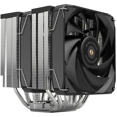 Mars Gaming MCPU-XU9 Doppel-Turm CPU-Kühler - Schwarz Mars Gaming MCPU-XU9 Doppel-Turm CPU-Kühler - Schwarz
