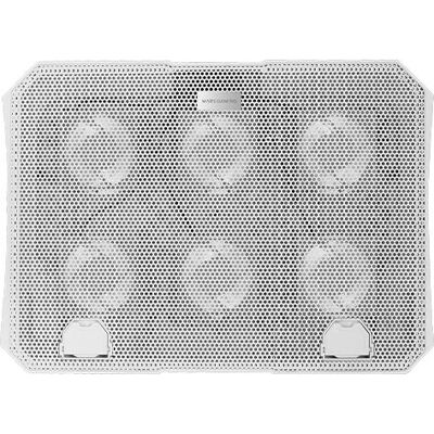 Mars Gaming MNBC23 Laptop Koelpad - 6 Ventilatoren, Wit, 16" Mars Gaming MNBC23 Laptop Koelpad - 6 Ventilatoren, Wit, 16"