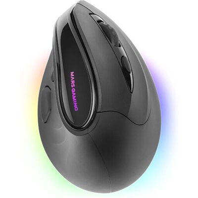 Mouse Ergonomico Verticale Wireless RGB Mars Gaming - 8400 DPI Mouse Ergonomico Verticale Wireless RGB Mars Gaming - 8400 DPI