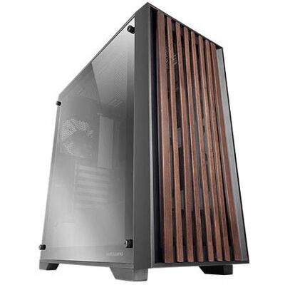 Obudowa PC Mid-Tower z naturalnego drewna Mars Gaming MC-WOODC - Czarna Obudowa PC Mid-Tower z naturalnego drewna Mars Gaming MC-WOODC - Czarna