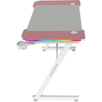 Mars Gaming MGDX120RGB Rosa - Escritorio Gaming con Iluminación ARGB, Alfombrilla XXL Mars Gaming MGDX120RGB Rosa - Escritorio Gaming con Iluminación ARGB, Alfombrilla XXL