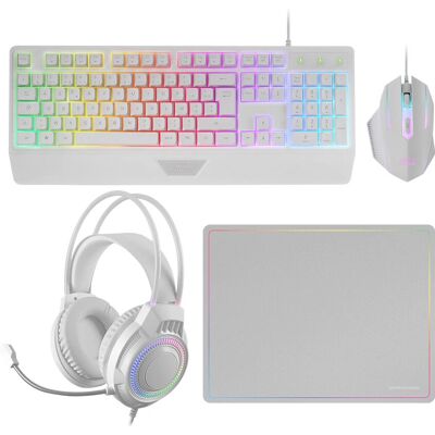 Mars Gaming MCP124PRO - Combo Gaming Clavier RGB H-Mech 3200DPI Souris - Publicité Mars Gaming MCP124PRO - Combo Gaming Clavier RGB H-Mech 3200DPI Souris - Publicité