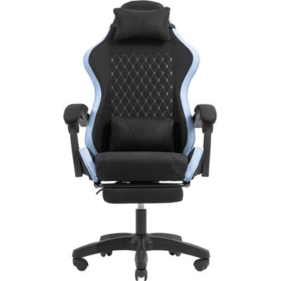 Silla Gaming Mars Gaming MGC-X - Reclinable, Tela, Negro, Azul Silla Gaming Mars Gaming MGC-X - Reclinable, Tela, Negro, Azul
