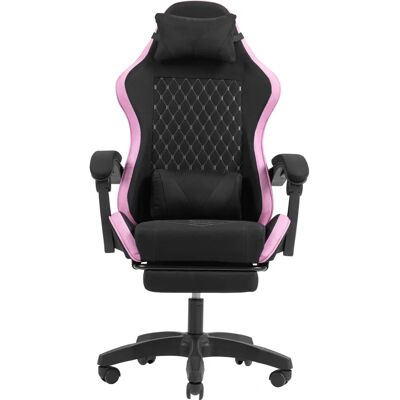 Silla gaming Mars Gaming MGC-X de tela - Negro, Rosa Silla gaming Mars Gaming MGC-X de tela - Negro, Rosa