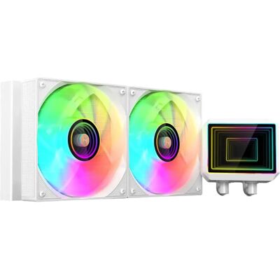 Mars Gaming ML-TWO240W Microcanal de Cobre RGB Kit de Refrigeração a Líquido Mars Gaming ML-TWO240W Microcanal de Cobre RGB Kit de Refrigeração a Líquido