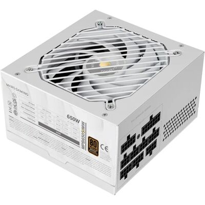 Alimentation Mars Gaming MPB650SIM - 650W, Blanc, 80 Plus Bronze - Publicité Alimentation Mars Gaming MPB650SIM - 650W, Blanc, 80 Plus Bronze - Publicité