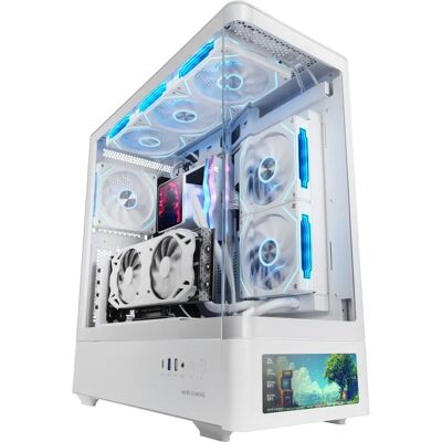 Mars Gaming MCLCDPROW PC-Gehäuse - Weiß - ATX - 7,2" LCD Mars Gaming MCLCDPROW PC-Gehäuse - Weiß - ATX - 7,2" LCD