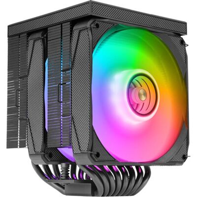 Mars Gaming MCPU-LCDPRO CPU-Kühler - Doppel-Turm 380W - Schwarz Mars Gaming MCPU-LCDPRO CPU-Kühler - Doppel-Turm 380W - Schwarz