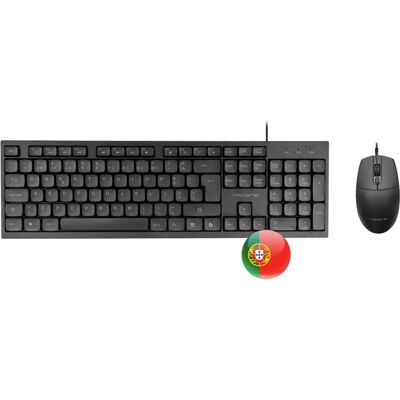 Tacens Anima ACP02PT Klawiatura - Czarna - Dom i Biuro USB QWERTY Portugalski Tacens Anima ACP02PT Klawiatura - Czarna - Dom i Biuro USB QWERTY Portugalski