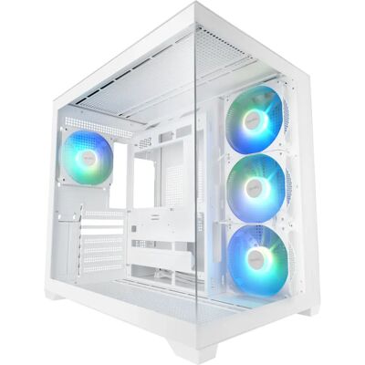 Mars Gaming MCV5 Biały Obudowa Miditower z ARGB Wentylatorami Mars Gaming MCV5 Biały Obudowa Miditower z ARGB Wentylatorami