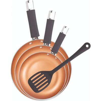 San Ignacio Kupfer Aluminium Kochgeschirr-Set - 3 Stück San Ignacio Kupfer Aluminium Kochgeschirr-Set - 3 Stück