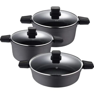San Ignacio Kochgeschirr-Set - 20/24/28cm Antihaft Aluminium San Ignacio Kochgeschirr-Set - 20/24/28cm Antihaft Aluminium