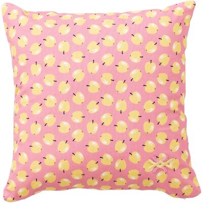Benetton - BE-1968 - rose - pommes - Cushion - Publicité Benetton - BE-1968 - rose - pommes - Cushion - Publicité
