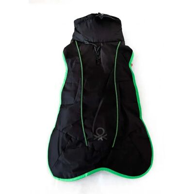 Benetton Black Breathable Dog Coat - Coats and capes Benetton Black Breathable Dog Coat - Coats and capes