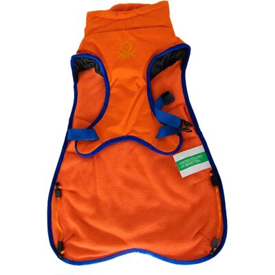 Benetton Dog Coat - Orange Breathable, 39cm Benetton Dog Coat - Orange Breathable, 39cm