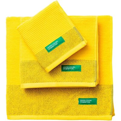 Benetton Modelo 3PC Toallas - Algodón, Secado Rápido, Suave Benetton Modelo 3PC Toallas - Algodón, Secado Rápido, Suave