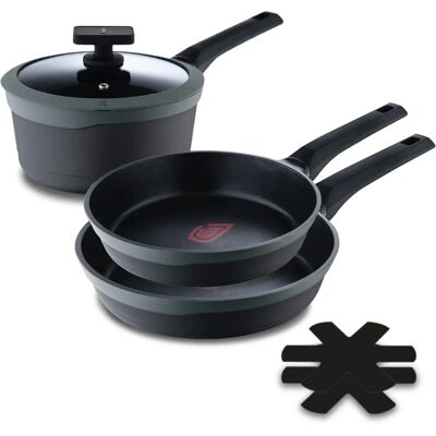 Masterpro GASTRO Cookware Set - Non-stick, Induction, Aluminum - 4/5 pcs Masterpro GASTRO Cookware Set - Non-stick, Induction, Aluminum - 4/5 pcs