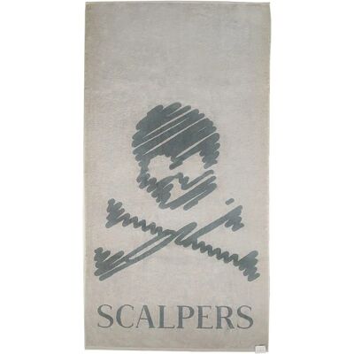 Serviette Beige 90x180cm Scalpers - Coton et Douceur Serviette Beige 90x180cm Scalpers - Coton et Douceur