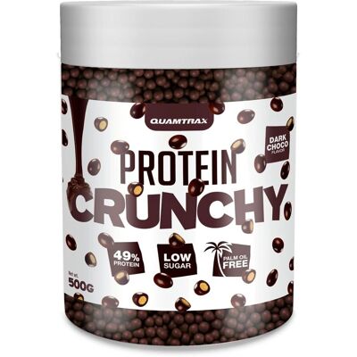 Quamtrax Protein Crunchy - Chocolate Amargo - 500g Quamtrax Protein Crunchy - Chocolate Amargo - 500g
