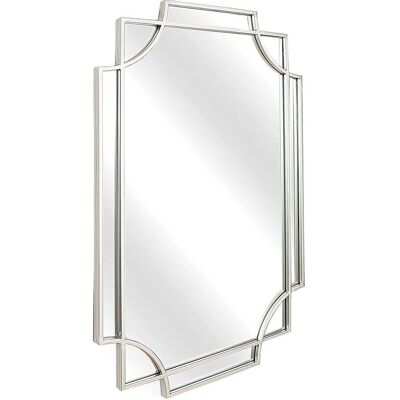 Miroir mural Romimex - Argenté Rectangulaire 61 x 92 cm Miroir mural Romimex - Argenté Rectangulaire 61 x 92 cm