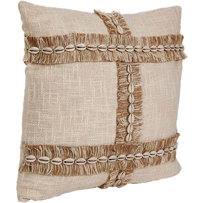 Coussin Romimex Coquillages en Coton Beige - Coussin - Publicité Coussin Romimex Coquillages en Coton Beige - Coussin - Publicité