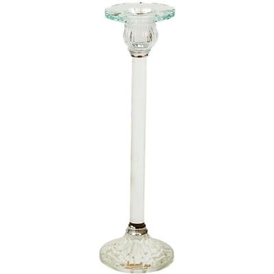 Support à bougie Transparent Romimex - 9 x 30 x 9 cm Support à bougie Transparent Romimex - 9 x 30 x 9 cm