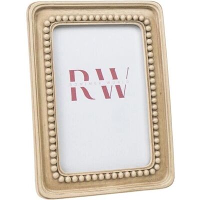 Romimex Beige Resin Photo Frame - Photo frame Romimex Beige Resin Photo Frame - Photo frame
