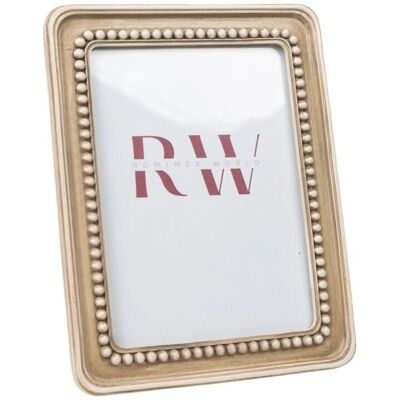 Romimex Beige Resin Photo Frame - Photo Frame Romimex Beige Resin Photo Frame - Photo Frame