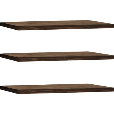 Estanterías de abeto natural DECOWOOD - 120cm - Flotantes - Marrón Estanterías de abeto natural DECOWOOD - 120cm - Flotantes - Marrón