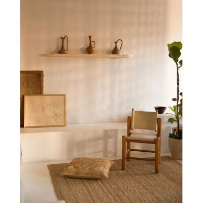 Decowood Pack 2 Étagères Murales - Bois de Pin Naturel - Beige - 80cm - Publicité Decowood Pack 2 Étagères Murales - Bois de Pin Naturel - Beige - 80cm - Publicité