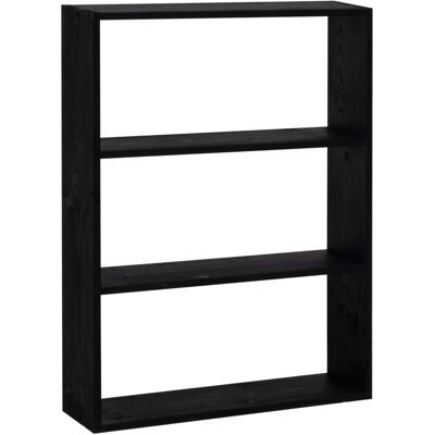 Decowood Modèle - Étagère en pin naturel - Noir - Étagère - Publicité Decowood Modèle - Étagère en pin naturel - Noir - Étagère - Publicité