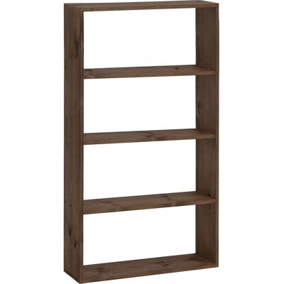 Decowood Estantería de madera con 3 tablas de pino natural - Estantería Decowood Estantería de madera con 3 tablas de pino natural - Estantería