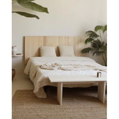 Tête de lit en pin naturel DECOWOOD - 160x80cm - Tête de lit - Publicité Tête de lit en pin naturel DECOWOOD - 160x80cm - Tête de lit - Publicité