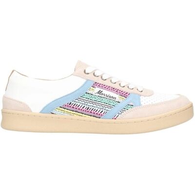Morrison Dylan Baskets en Cuir Blanc - Chaussures Décontractées - Publicité Morrison Dylan Baskets en Cuir Blanc - Chaussures Décontractées - Publicité