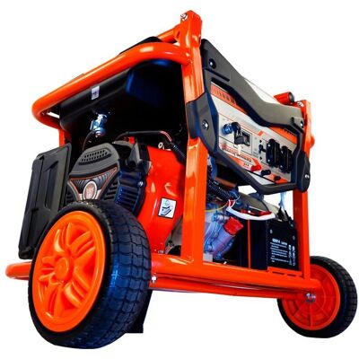 SAKAWA - Generador SG6500E - Potencia estable, ruedas, chasis de acero SAKAWA - Generador SG6500E - Potencia estable, ruedas, chasis de acero