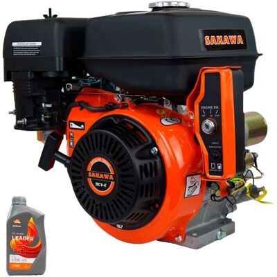Motore a benzina SAKAWA 270CC 4T - Avviamento elettrico & Olio Motore a benzina SAKAWA 270CC 4T - Avviamento elettrico & Olio