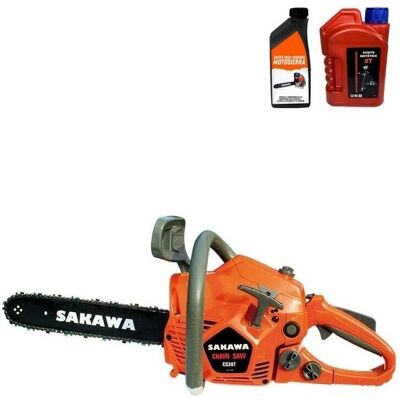 Sakawa - Motosega a benzina 38cc 16" - Kit olio Sakawa - Motosega a benzina 38cc 16" - Kit olio