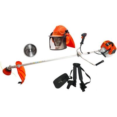 SAKAWA Tagliasiepi a Benzina 48cc - Casco, Disco, Manubrio Regolabile SAKAWA Tagliasiepi a Benzina 48cc - Casco, Disco, Manubrio Regolabile