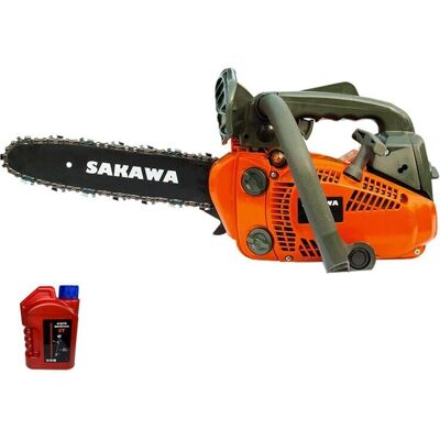 SAKAWA CS2500 - Motosierra, 25.4cc, espada 12, aceite incluido SAKAWA CS2500 - Motosierra, 25.4cc, espada 12, aceite incluido