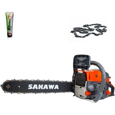 Sakawa Motosierra 58cc 18" - Aceite Automático, Arranque Fácil Sakawa Motosierra 58cc 18" - Aceite Automático, Arranque Fácil