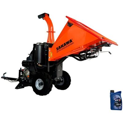 Biotrituradora Sakawa BS1600 gasolina - 15CV, Arranque eléctrico, 150mm diám. Biotrituradora Sakawa BS1600 gasolina - 15CV, Arranque eléctrico, 150mm diám.