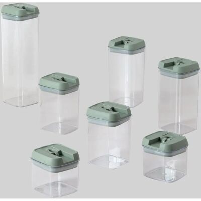 SKLUM Janos Celadon Set mit 7 Küchenbehältern SKLUM Janos Celadon Set mit 7 Küchenbehältern