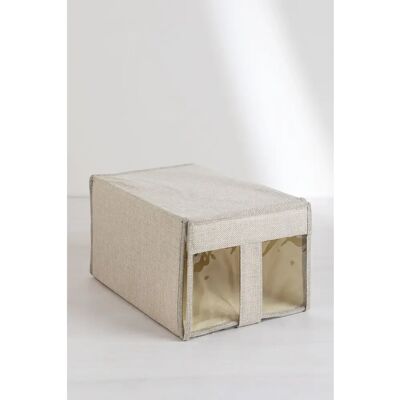 SKLUM Samir Beige Aufbewahrungsbox - Atmatisch Mehrraum Organizer SKLUM Samir Beige Aufbewahrungsbox - Atmatisch Mehrraum Organizer