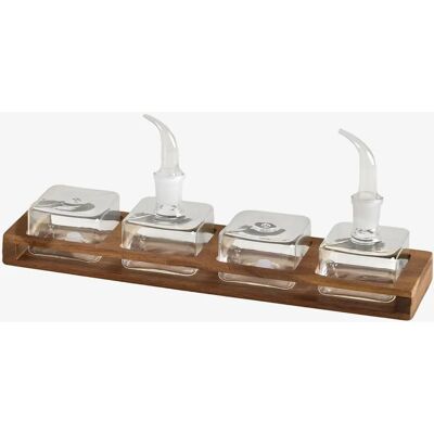 Sklum - Set de Aceitera y Vinagrera Cetril Transparente - Juego de Utensilios de Cocina Sklum - Set de Aceitera y Vinagrera Cetril Transparente - Juego de Utensilios de Cocina