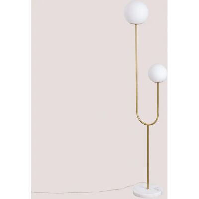 Lampe sur pied Niama en laiton - Lampe sur pied - Publicité Lampe sur pied Niama en laiton - Lampe sur pied - Publicité