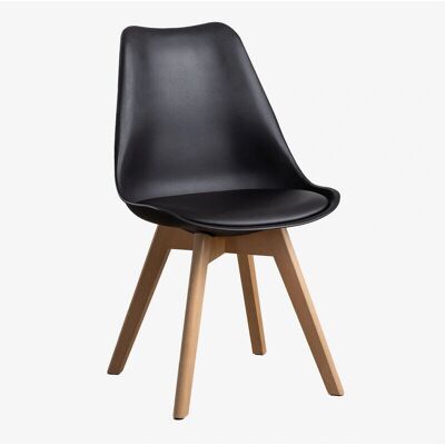 Sklum Nordic Schwarz 2 Stühle - Esszimmer-Set Sklum Nordic Schwarz 2 Stühle - Esszimmer-Set