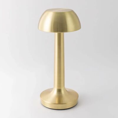 SKLUM Lampe de table LED sans fil Assuan - Dorée - 10cm - Publicité SKLUM Lampe de table LED sans fil Assuan - Dorée - 10cm - Publicité