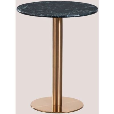SKLUM Mesa de Bar Redonda de Mármol - 74,5cm - Elegante y Estable SKLUM Mesa de Bar Redonda de Mármol - 74,5cm - Elegante y Estable